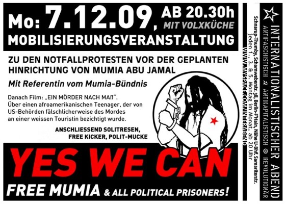 yes we can free mumia