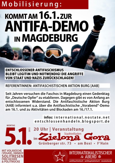 veranstaltung mobi magdeburg antifa demo web plakat color