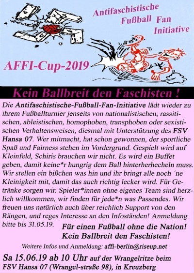 Affi Cup Berlin Wrangelritze