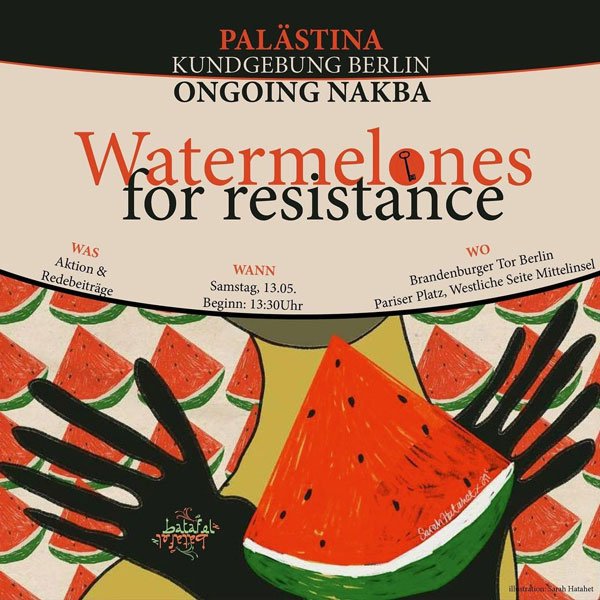 Sharepic Watermelons Resistance