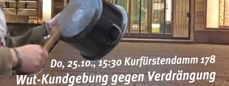 Kundgebung Töpfe mitbringen