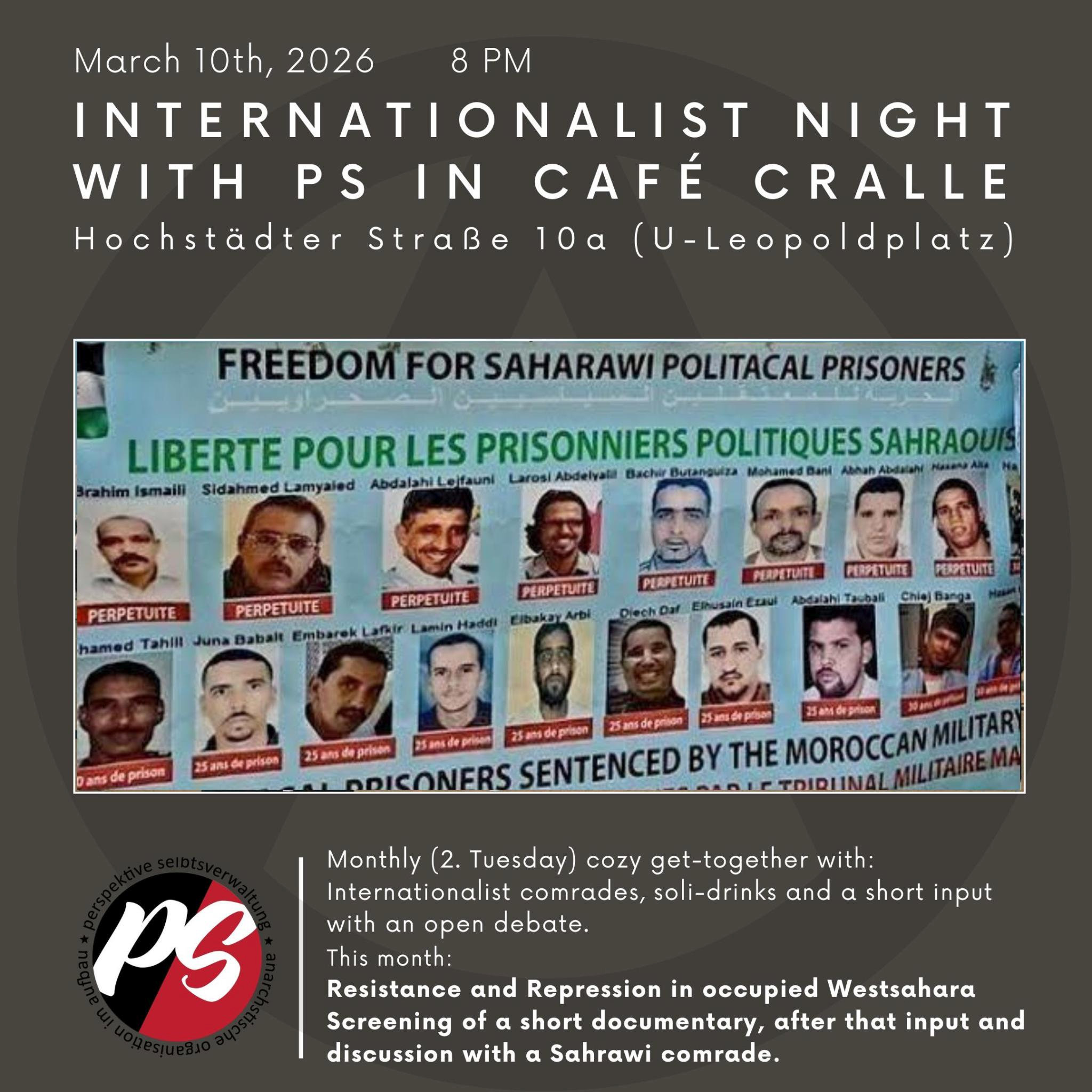 ⏍ Event: Resistance and Repression in occupied Western Sahara