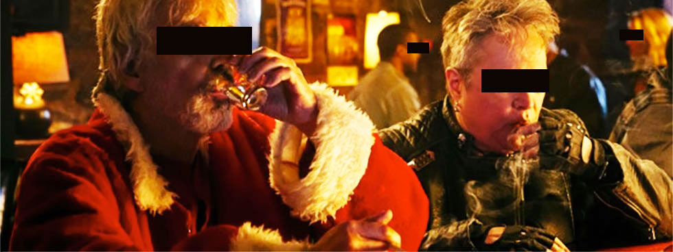 Bad Santa 2, Drinking at a bar