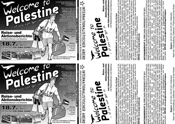 palestine flyer print