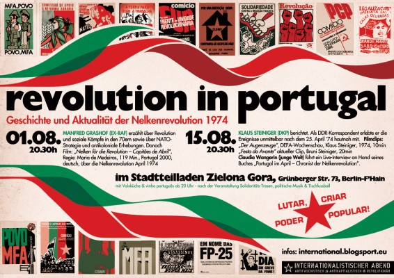portugal veranstaltung plakat color