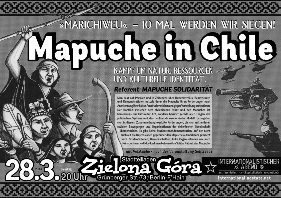 mapuche marichiweu poster print