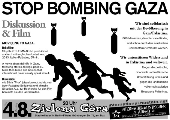 stop bombing gaza plakat 1600x1131