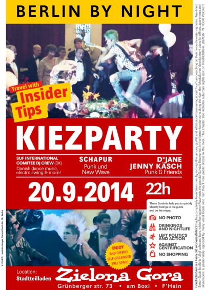 kiezparty web poster color