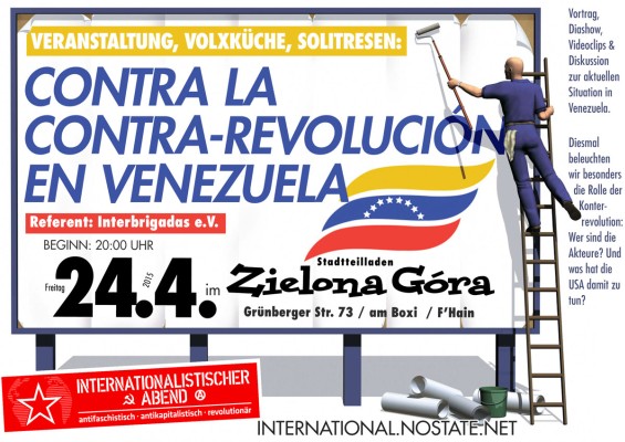 contra revolucion venezuela plakat color