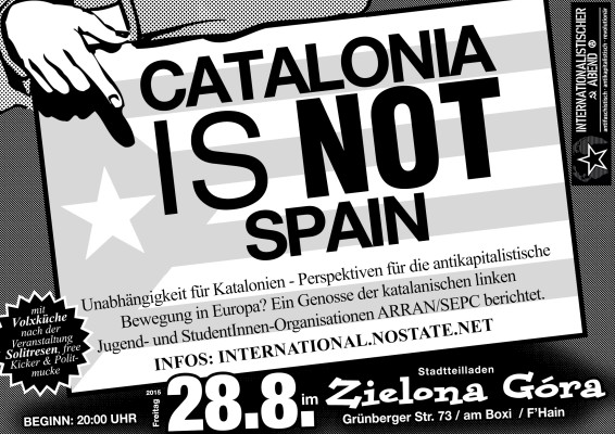 catalunya not spain arran bw print poster2