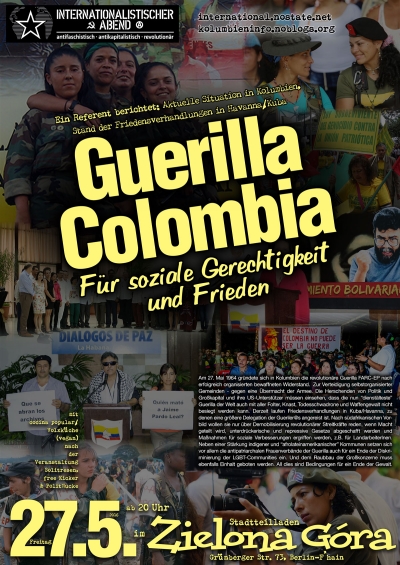 kolumbien guerilla plakat Farc color