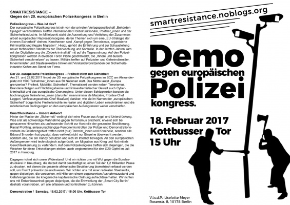 demo gegen polizeikongress flyer a5 2seitig