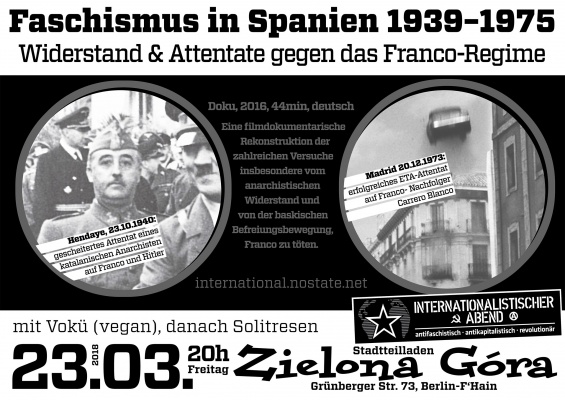 attentate auf spanien diktator franco 1939 1975