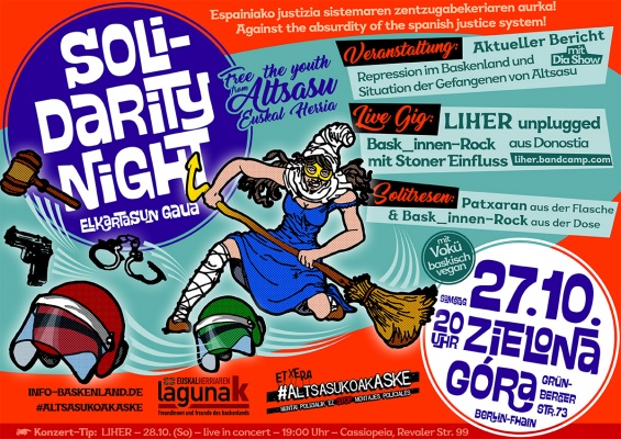 Solidarity Night for Altsasu Euskal Herria color