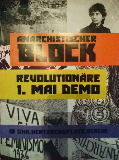 plakat anarchistischer block