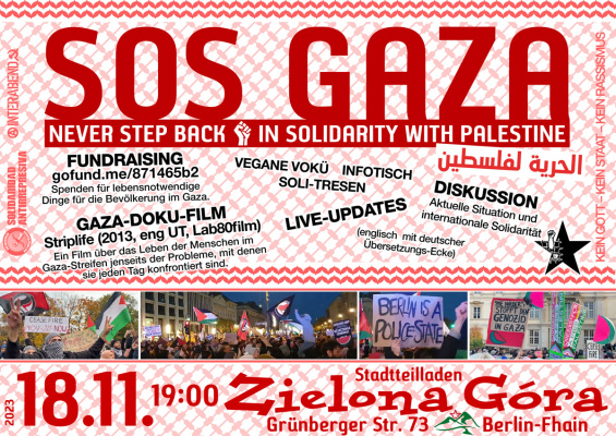 SOS GAZA Berlin Zielona Gora color de