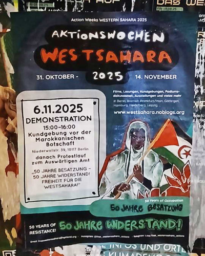 Demo Westsahara Poster